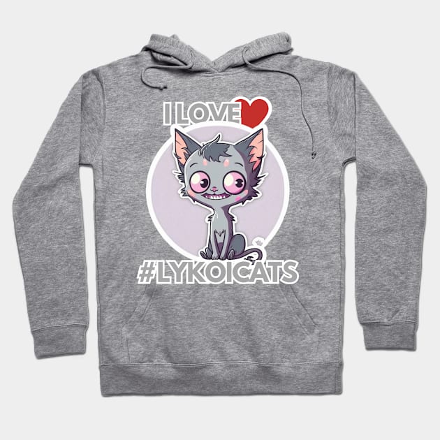 I love my Lykoi Cat Hoodie by WLBT